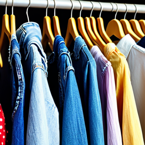 Home 4 **
Prompt: "Cluttered closet overflowing with clothes, some neatly folded, others spilling out. Close-up showing a variety of textures and colors: denim, silk, cotton. Bright, slightly overexposed lighting to emphasize the volume. Suggests a feeling of 'too much' and the need to declutter and sell. Vinted app icon subtly visible in the background on a phone screen."
**
